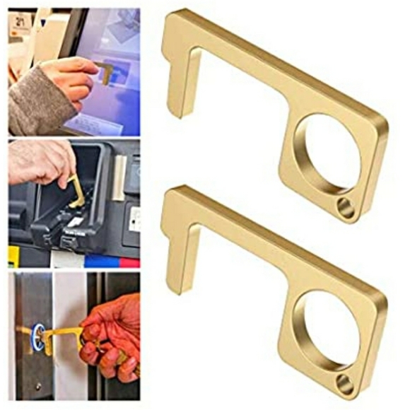 Boutique Accessories - Touch free no contact keychain 4 colors Hands Free Germaphobe